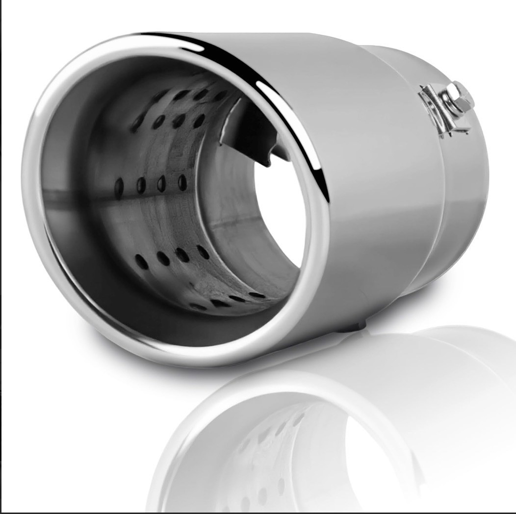 Exhaust Tip 1.5-2 Inlet 3.5 Outlet 6 Length Exhaust Tip Chrome Exhaust Tip 1.5-2 Inlet 3.5 Outlet 6 Length Exhaust Tip Chrome