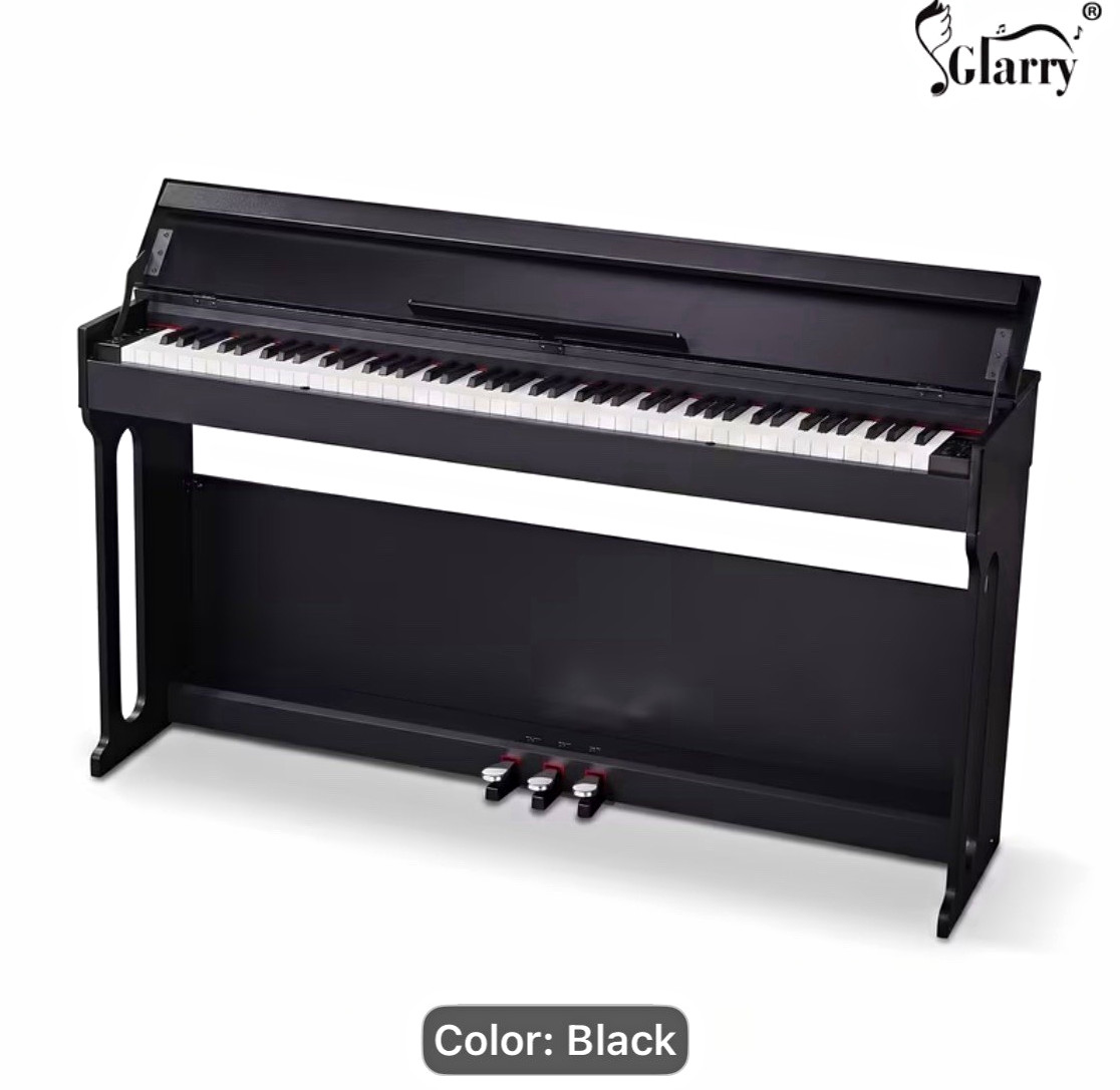 Glarry 88-Key Weighted Digital Home Piano Black 3 Pedals MIDI Record Split Glarry 88-Key Weighted Digital Home Piano Black 3 Pedals MIDI Record Split