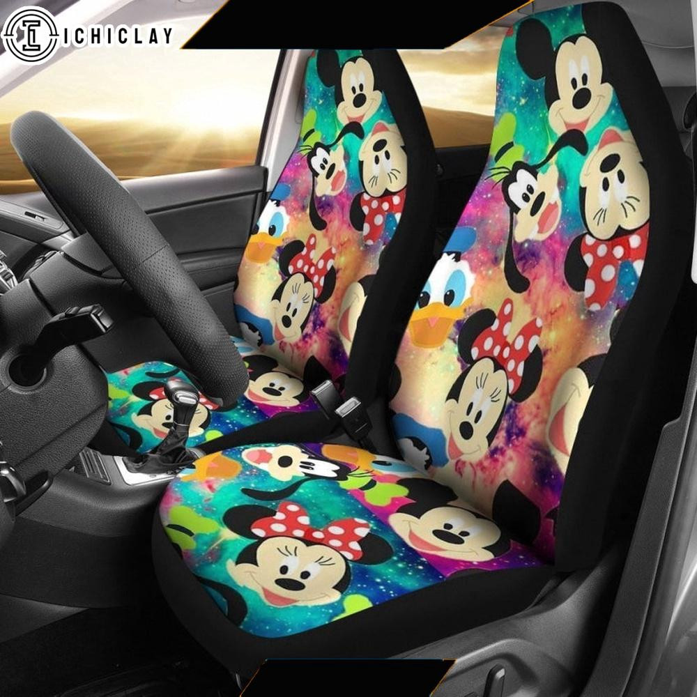 Mickey Mouse, Minnie and Goofy Car Seat Covers (set of 2) Mickey Mouse, Minnie and Goofy Car Seat Covers (set of 2)