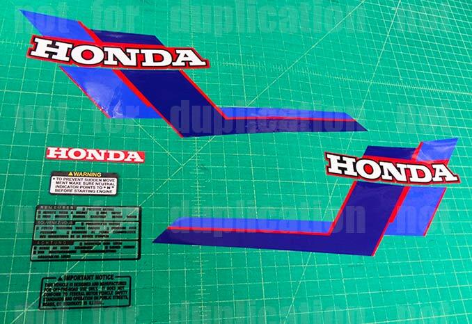1984 84' trike ATC 200s Gas Tank 6pc vintage pegatina Graphics decal sticker