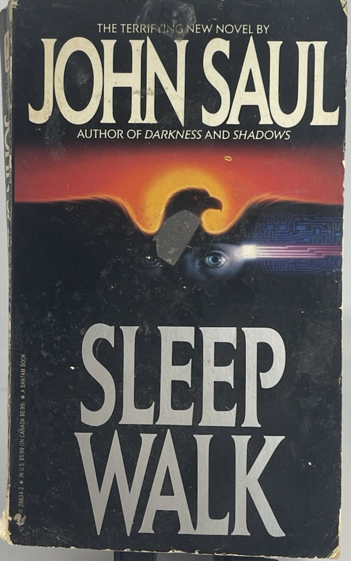 Sleepwalk John Saul Vintage 1991 Bantam Paperback Horror Thriller PBK 0553288342