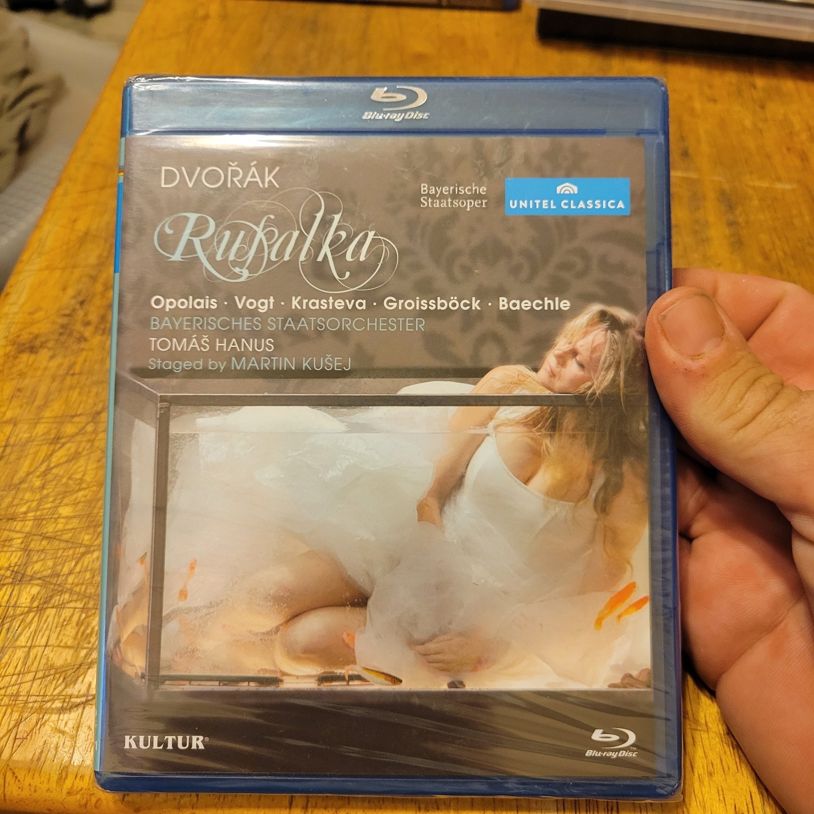 New Antonin Dvorak: Rusalka Blu-ray (2010 Kultur) Kristine Opolais, Region Free
