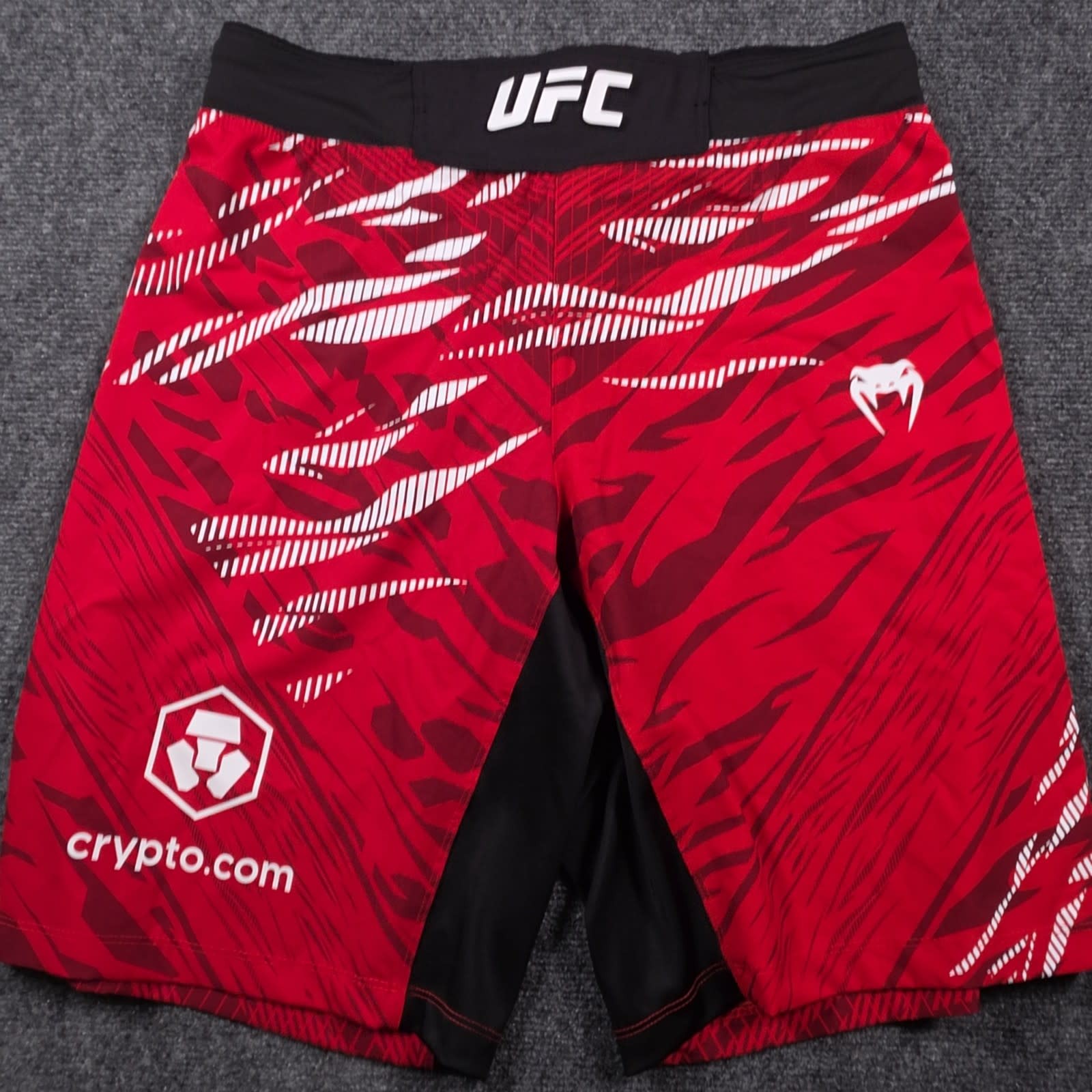 UFC Fusion by Venum Authentic Fight Night Short Mens S Red MMA Compression
