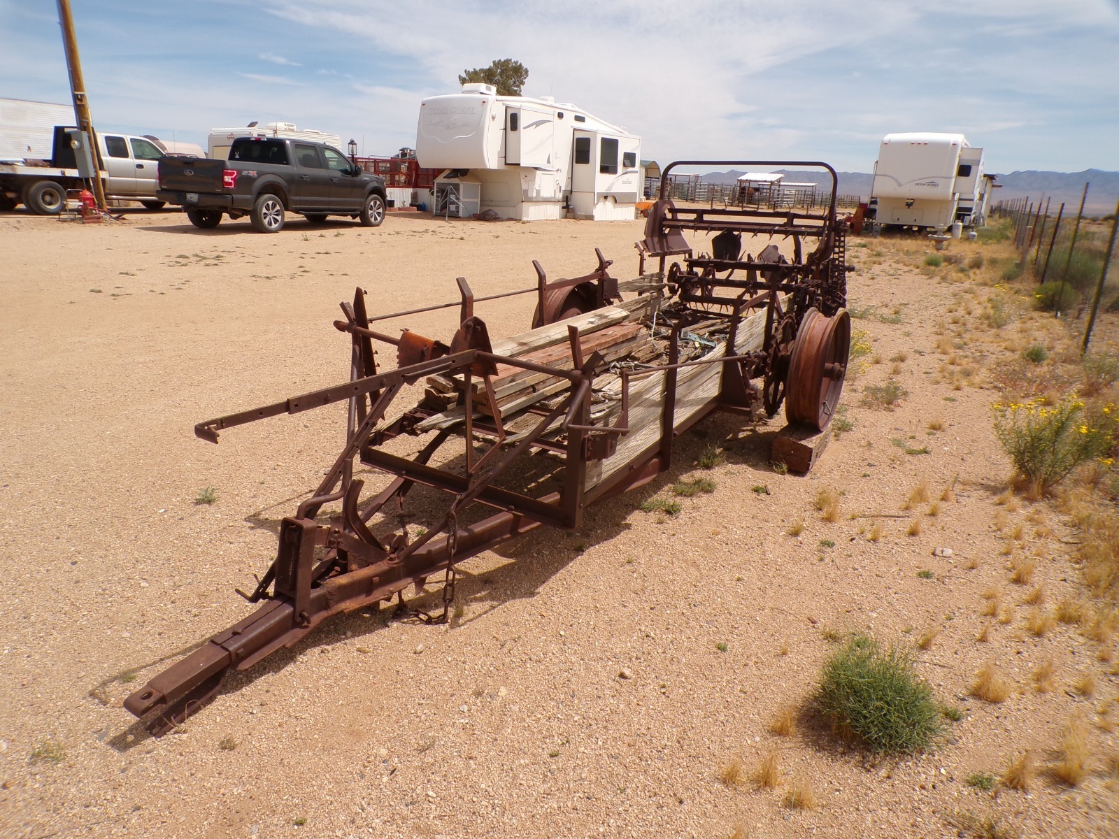 Antique Manure Spreader / John Deere Numbered / Early 1930\'s Antique Manure Spreader / John Deere Numbered / Early 1930\'s
