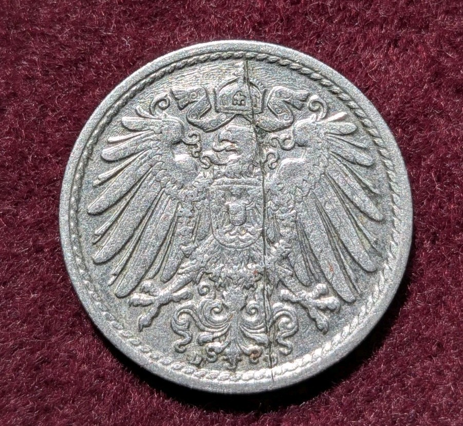 1915 Germany 5 Pfennig WWI 1915 Germany 5 Pfennig WWI