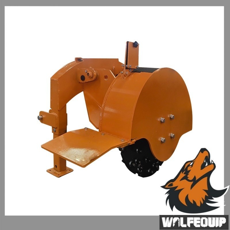 Wolfequip 3-Point PTO Stump Grinder Cat 1 Tractor Hydraulic 24in Flywheel Tool