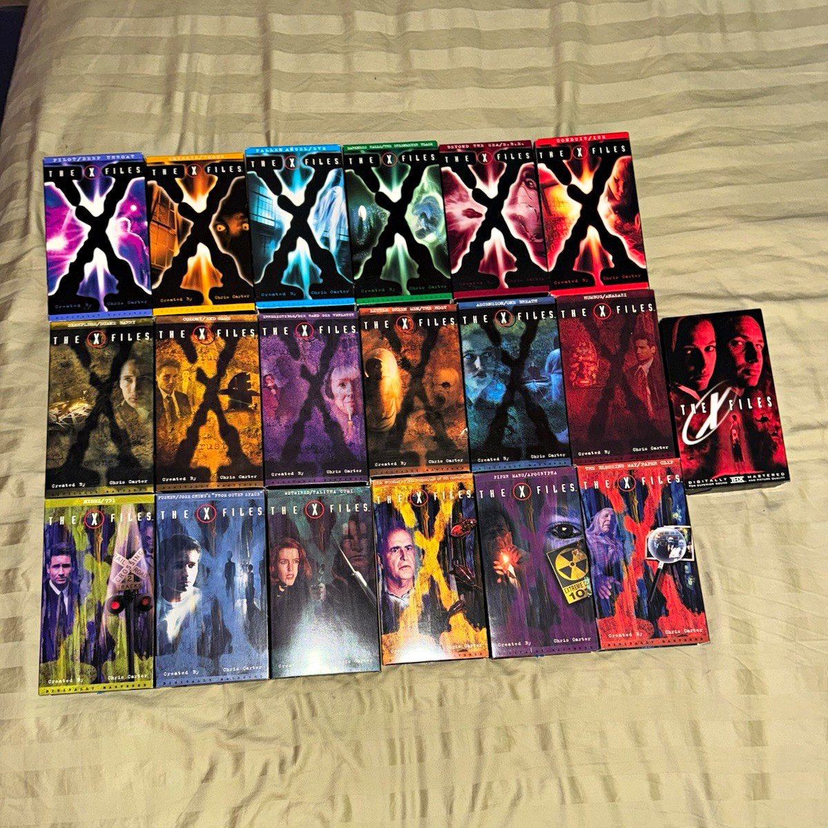 Vintage The X-Files TV Show VHS Lot 