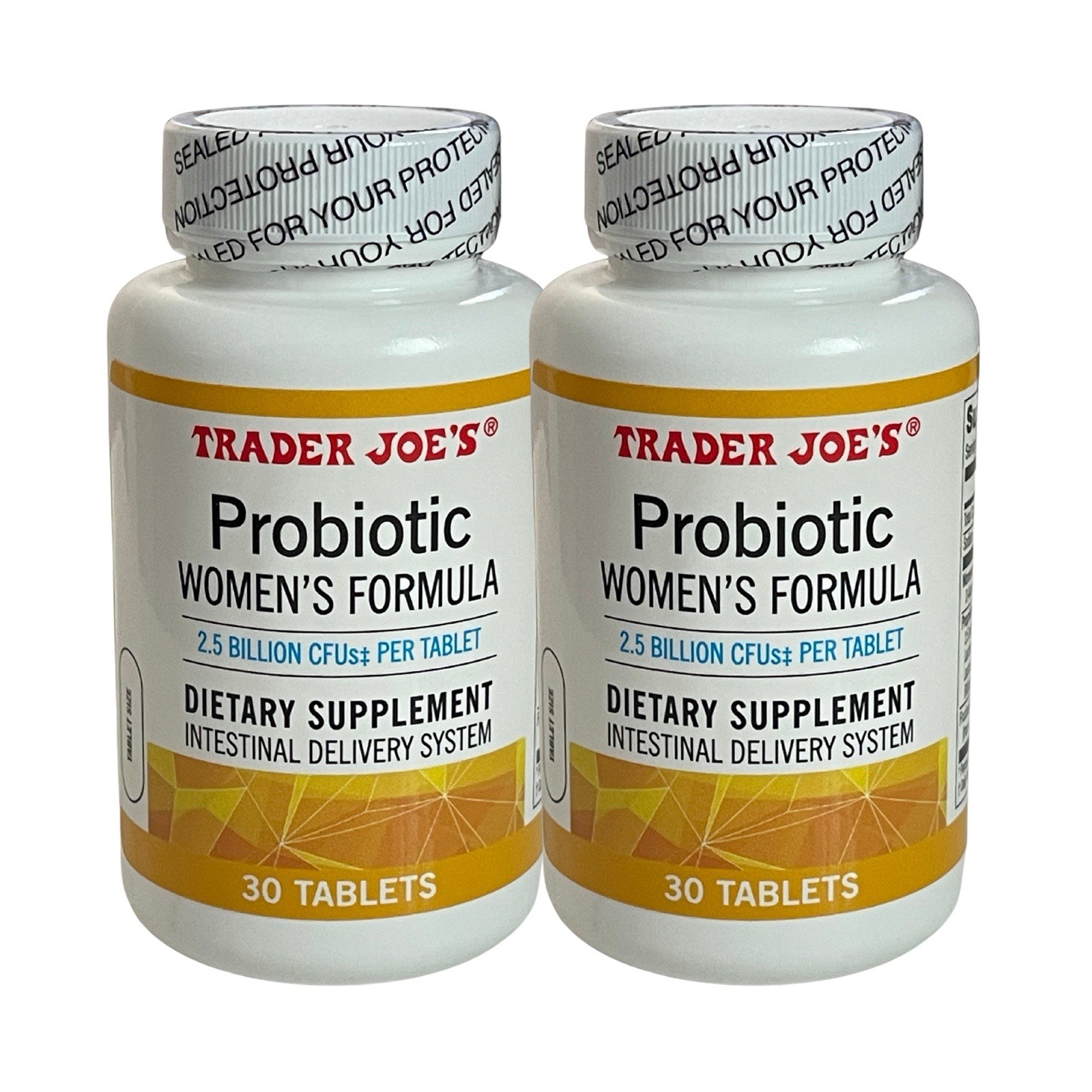 Trader Joe's Probiotic Women's Formula-30Tab/2.5 Billion CFUs/Exp 05/27(2 Packs)