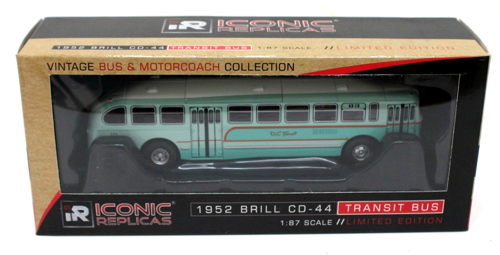 Iconic Replicas 87-0374 1952 Brill CD-44 Bus DC Transit 1:87 HO Mint/ Box Iconic Replicas 87-0374 1952 Brill CD-44 Bus DC Transit 1:87 HO Mint/ Box