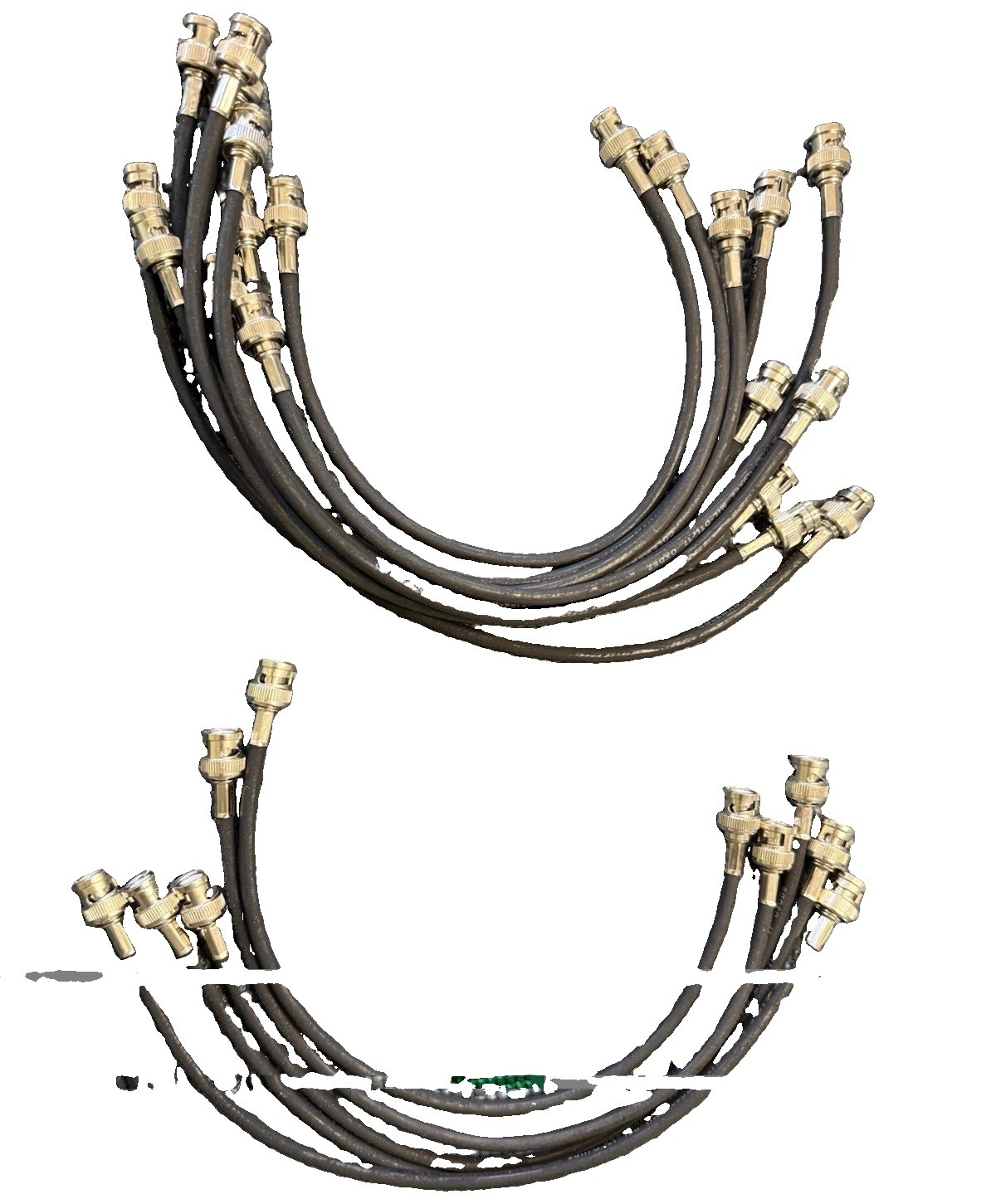 Coleman Cable RG-58 Coaxial Cable BNC Male to BNC Male 1 ft Black Lot