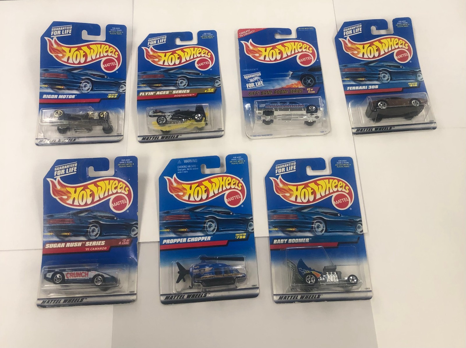Hot Wheels 1994 - 2000  1:64 Lot of 7 Mixed