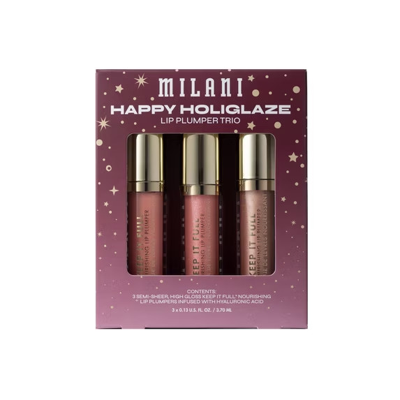 Milani Keep It Full Nourishing Lip Plumper Trio 3.7ml each Full Size