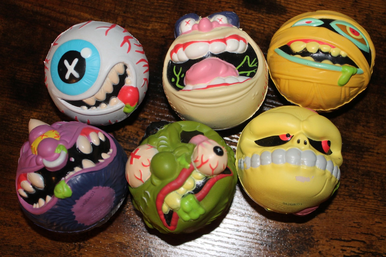 Madballs Just Play series 1 set Skull Face Horn Head Oculus Orbus etc.