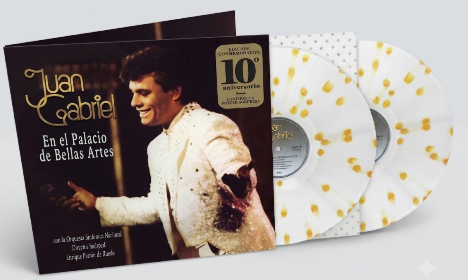 Juan Gabriel - En El Palacio De Bellas Artes Vinyl 2LP Splatter 10° Aniversario
