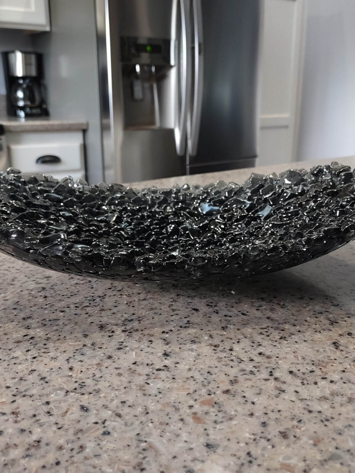 Studio Art Glass Modern Art End of Day Glass Cubist One-Of Epic Black Beauty Studio Art Glass Modern Art End of Day Glass Cubist One-Of Epic Black Beauty