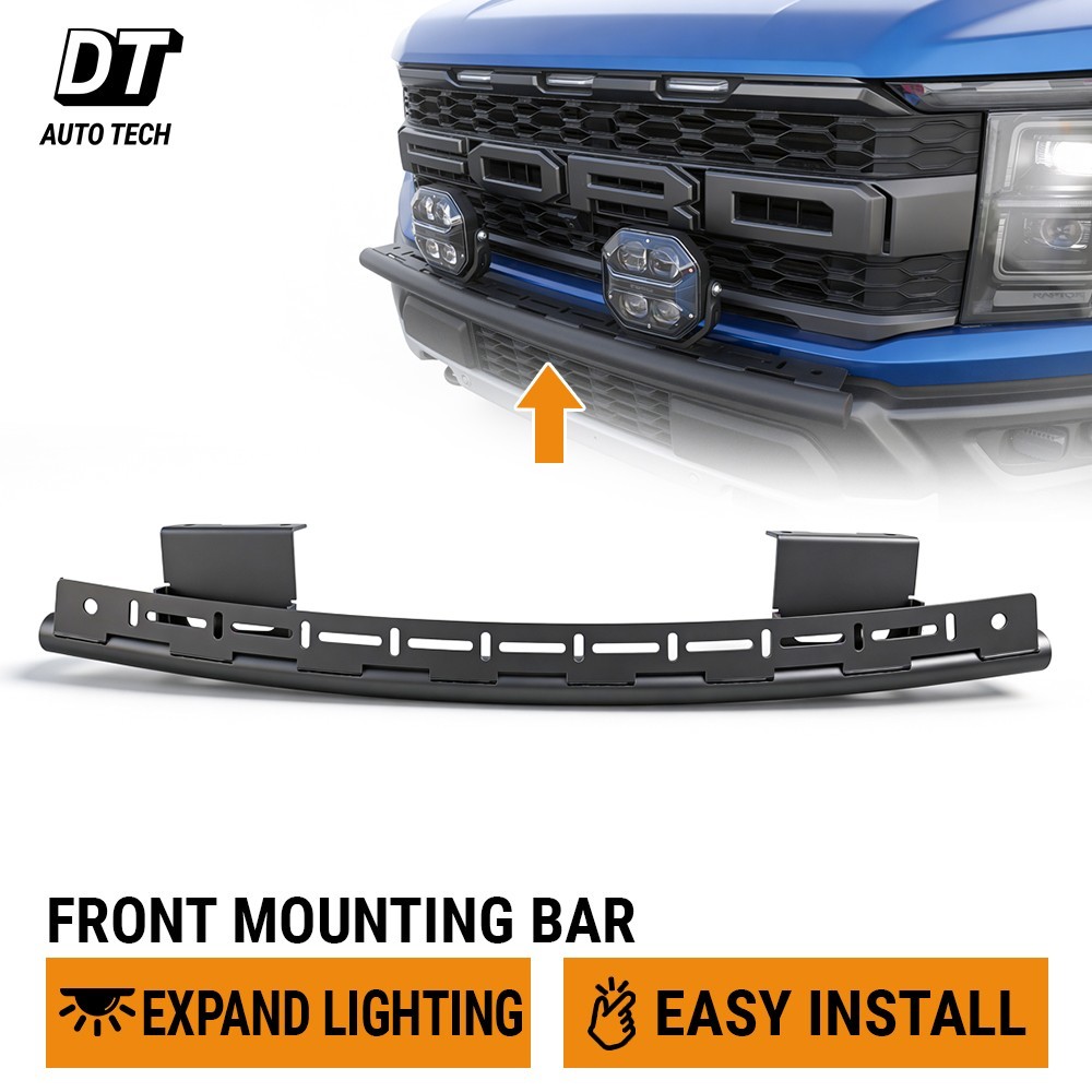 For 2021-24 Ford Raptor Gen 3 Front Bumper Mounting Bar Off-Road Lighting Setup