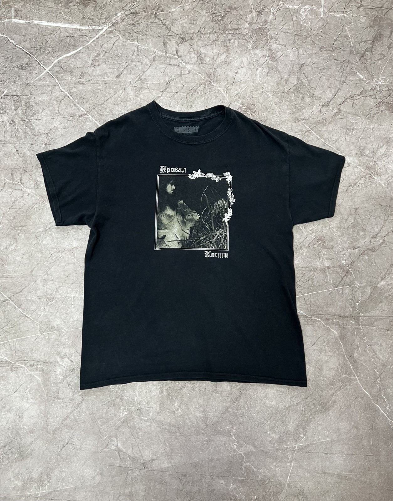 TeamSESH Bones Провал Кости T-Shirt Size L Black Rap Merch russian Tracklist Tee TeamSESH Bones Провал Кости T-Shirt Size L Black Rap Merch russian Tracklist Tee