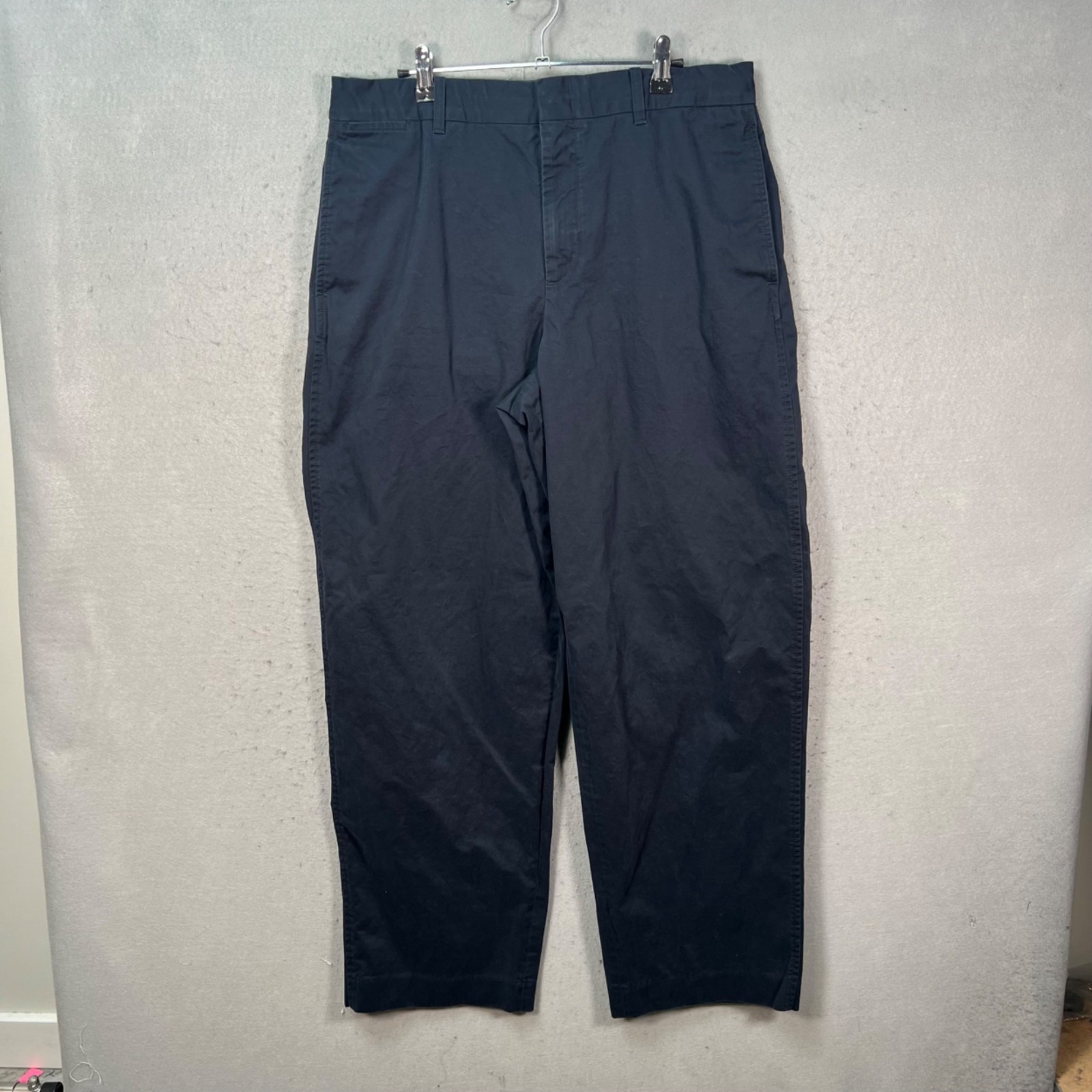 COS Mens Size 36 x 30 Navy Blue Chino Pants 100% Cotton