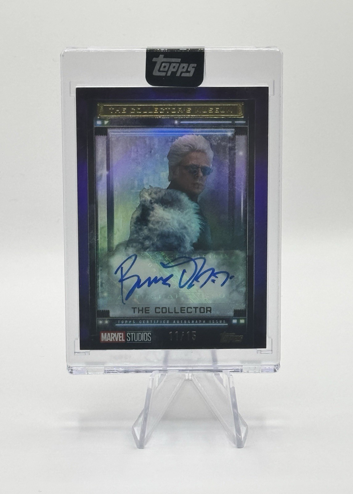 2025 Marvel The Collector Benicio Del Toro As The Collector Auto /15 TM-BT