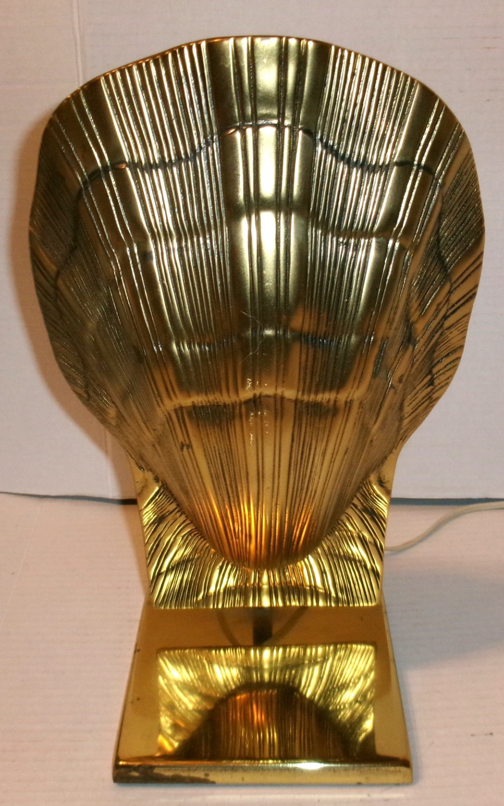 Vintage Chapman Brass Shell Hollywood Regency MCM 14 Vintage Chapman Brass Shell Hollywood Regency MCM 14