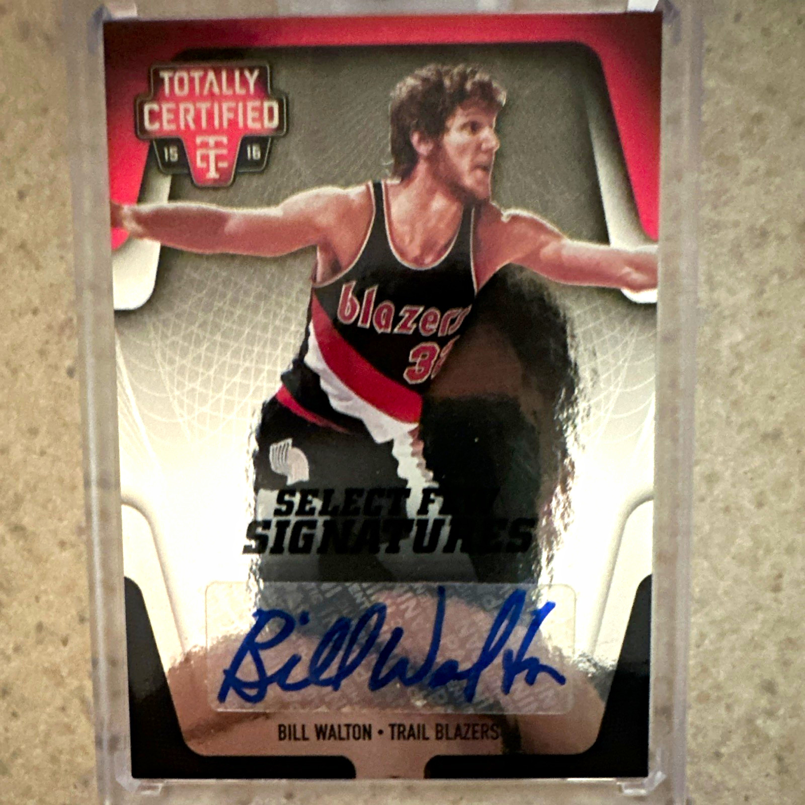 Panini 2015-16 Totally Certified Select Few Signatures Bill Walton Auto#SF-BW/25