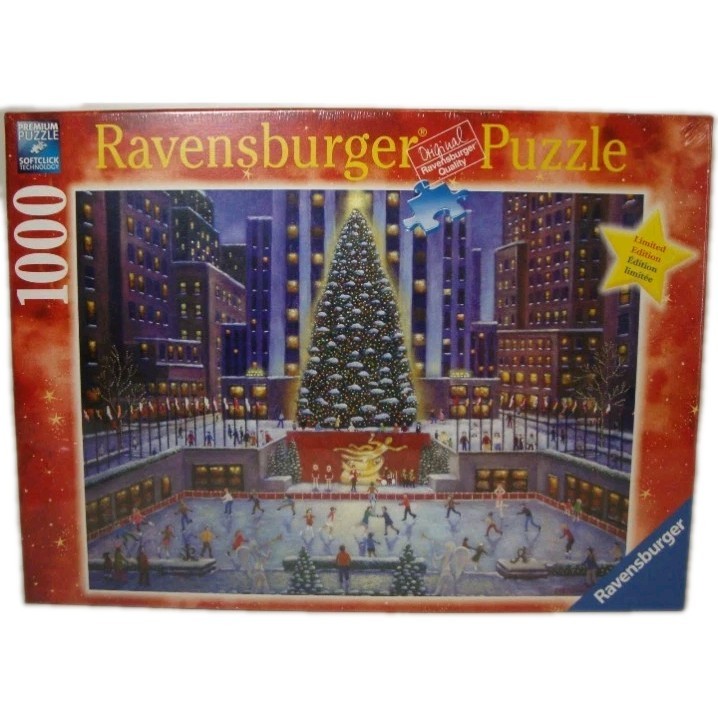 New Ravensburger New York City Christmas 1000 Piece Puzzle 2015 Limited Edition 