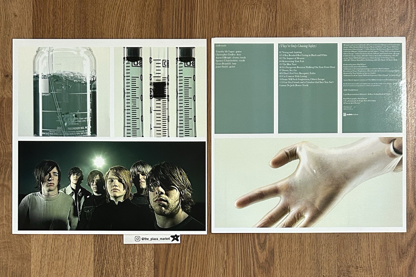 Underoath official They’re Only Chasing Safety album 2-sided Promo flat Set Rare Underoath official They’re Only Chasing Safety album 2-sided Promo flat Set Rare