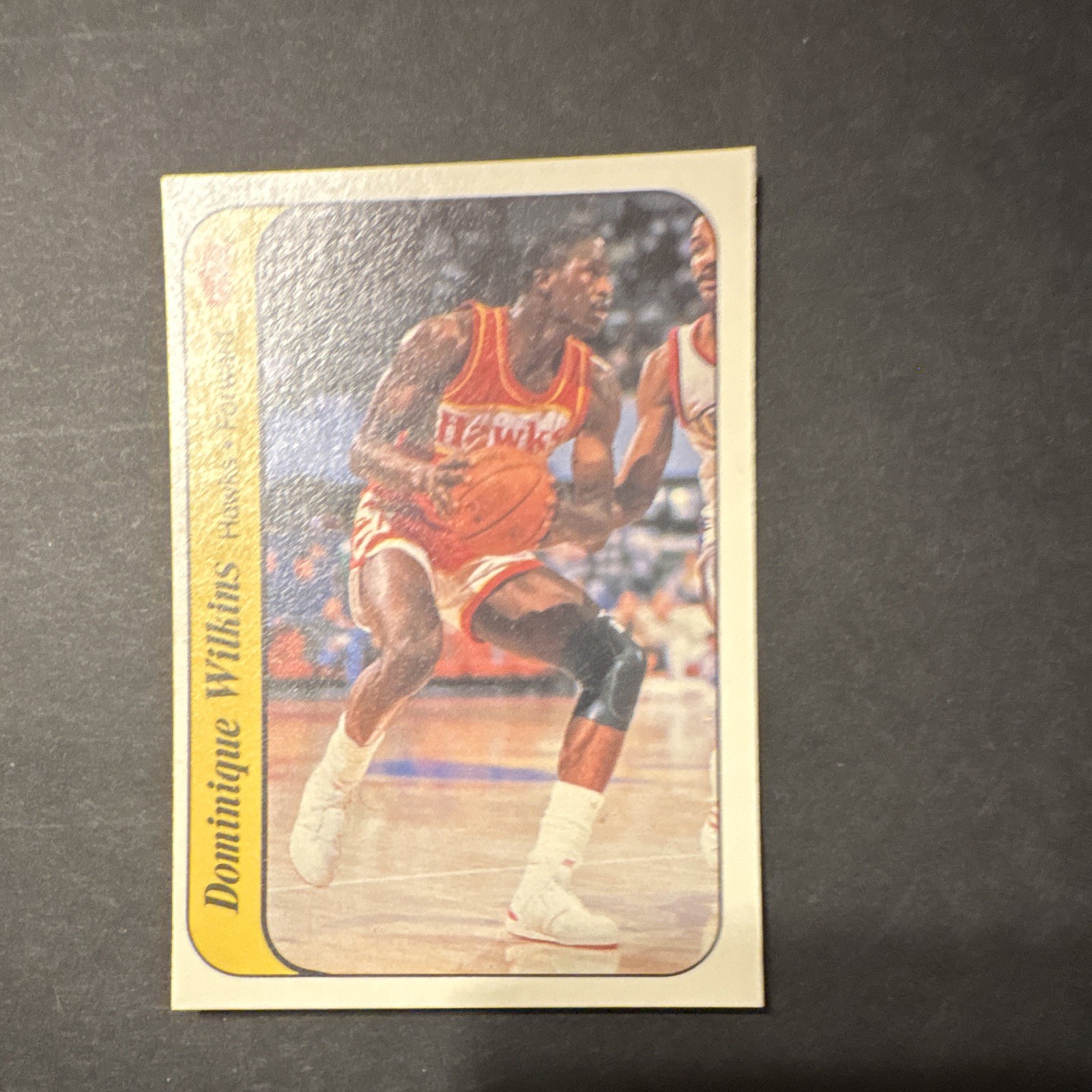 Fleer 1986-87 Fleer Stickers Dominique Wilkins #11 Atlanta Hawks Basketball