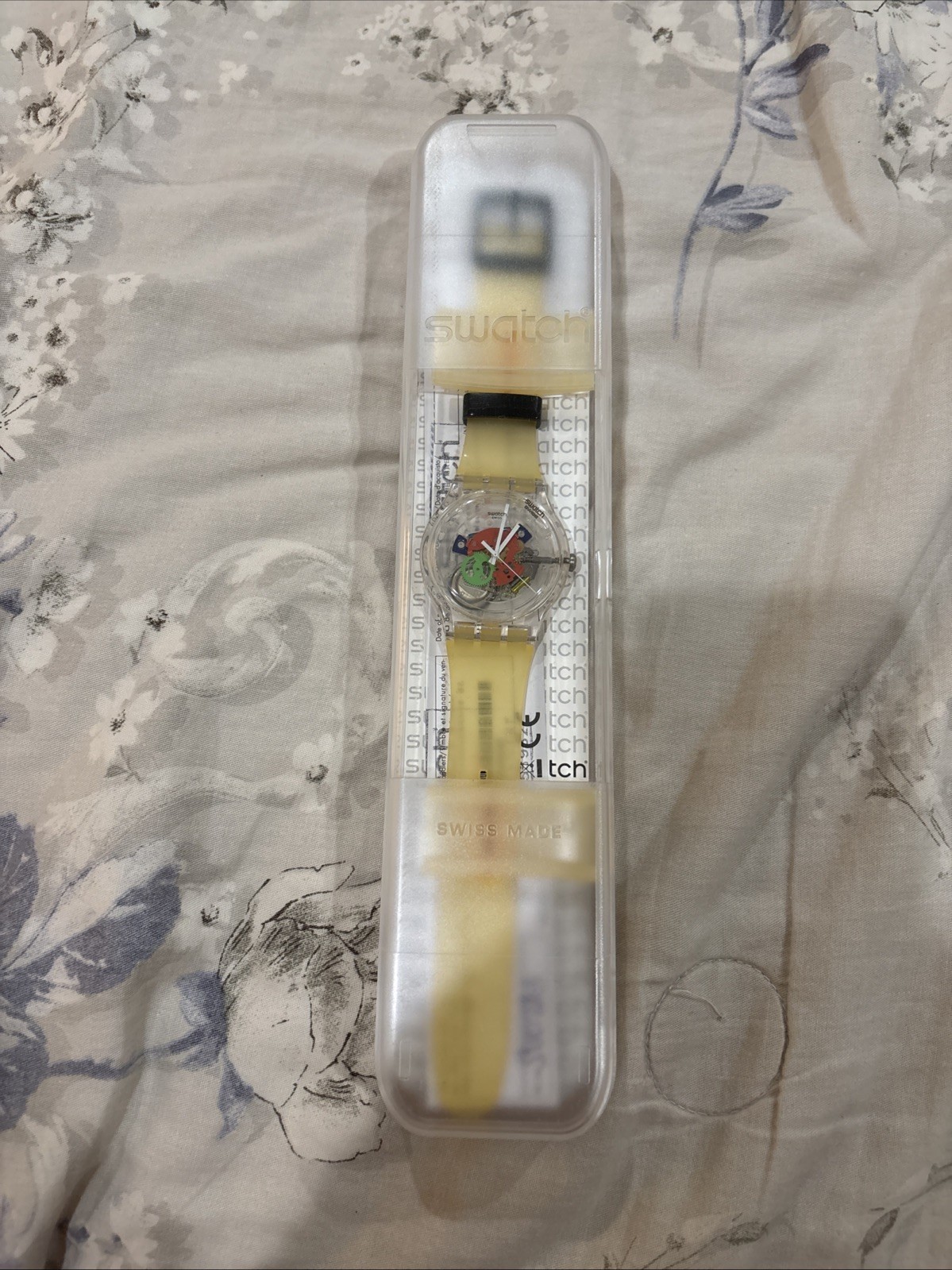 Swatch Watch Random GHOST SUOK111 Jelly Original Band - Works
