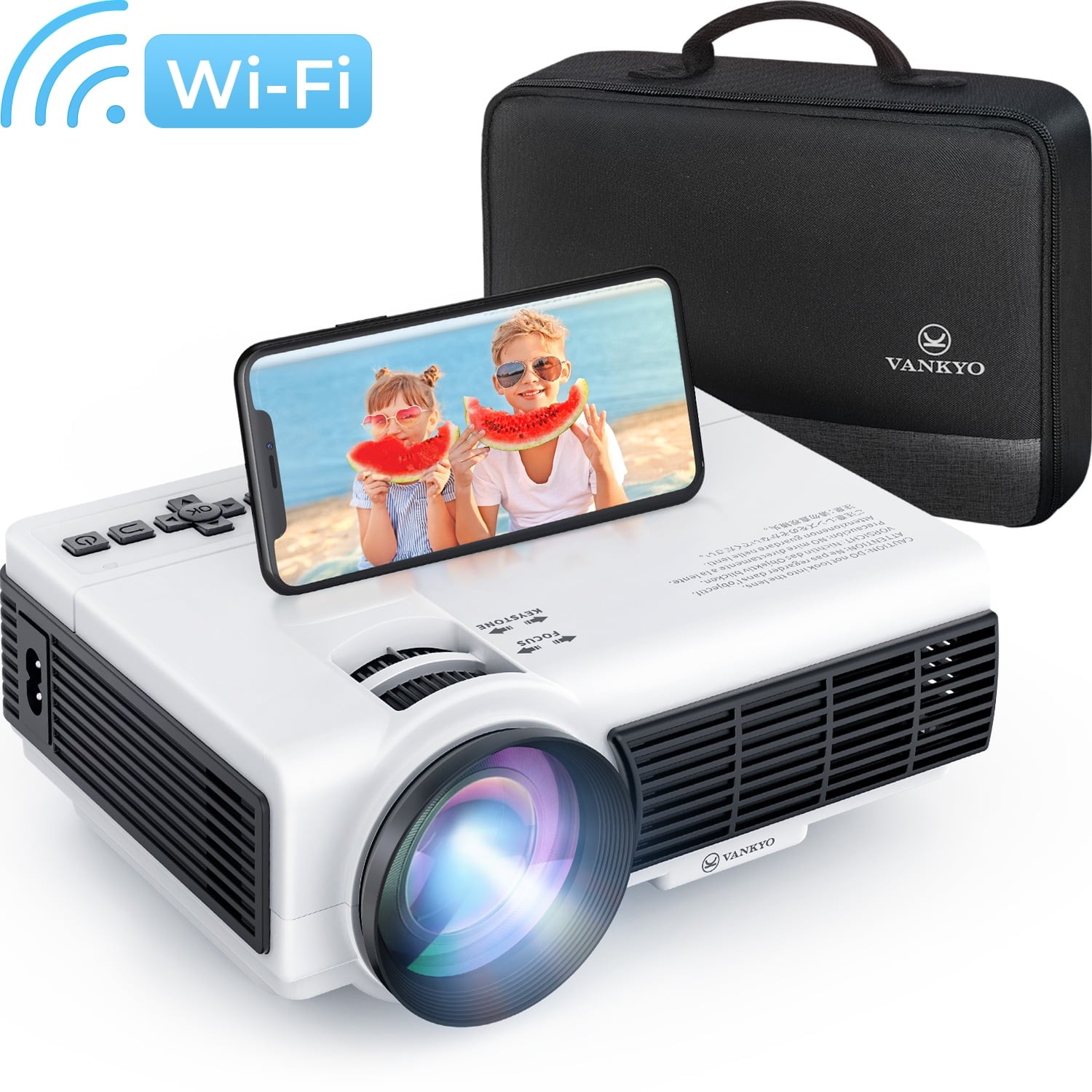 VANKYO 4K Projector 40000LMS Native 1080P Bluetooth 5G WiFi Video Home Theater