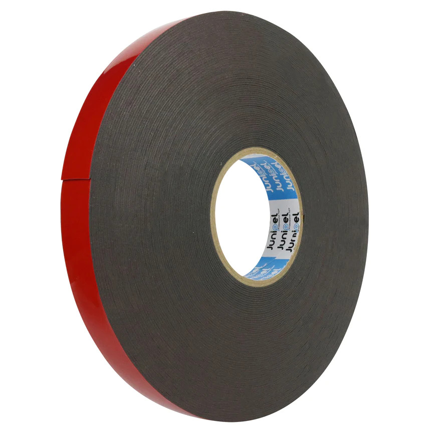 Junipel Automotive Grade Black  High Bound Double Sided Tape 1 in. X 108 ft.