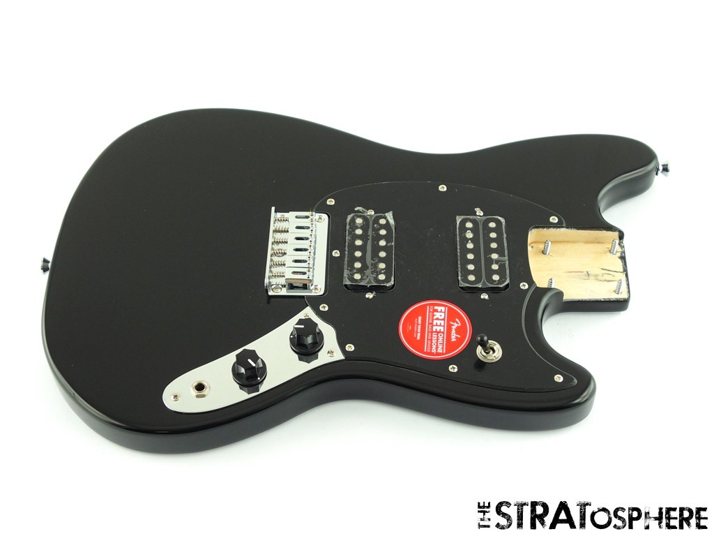 Fender Squier Sonic Mustang HH LOADED BODY Ceramic Humbuckers Black