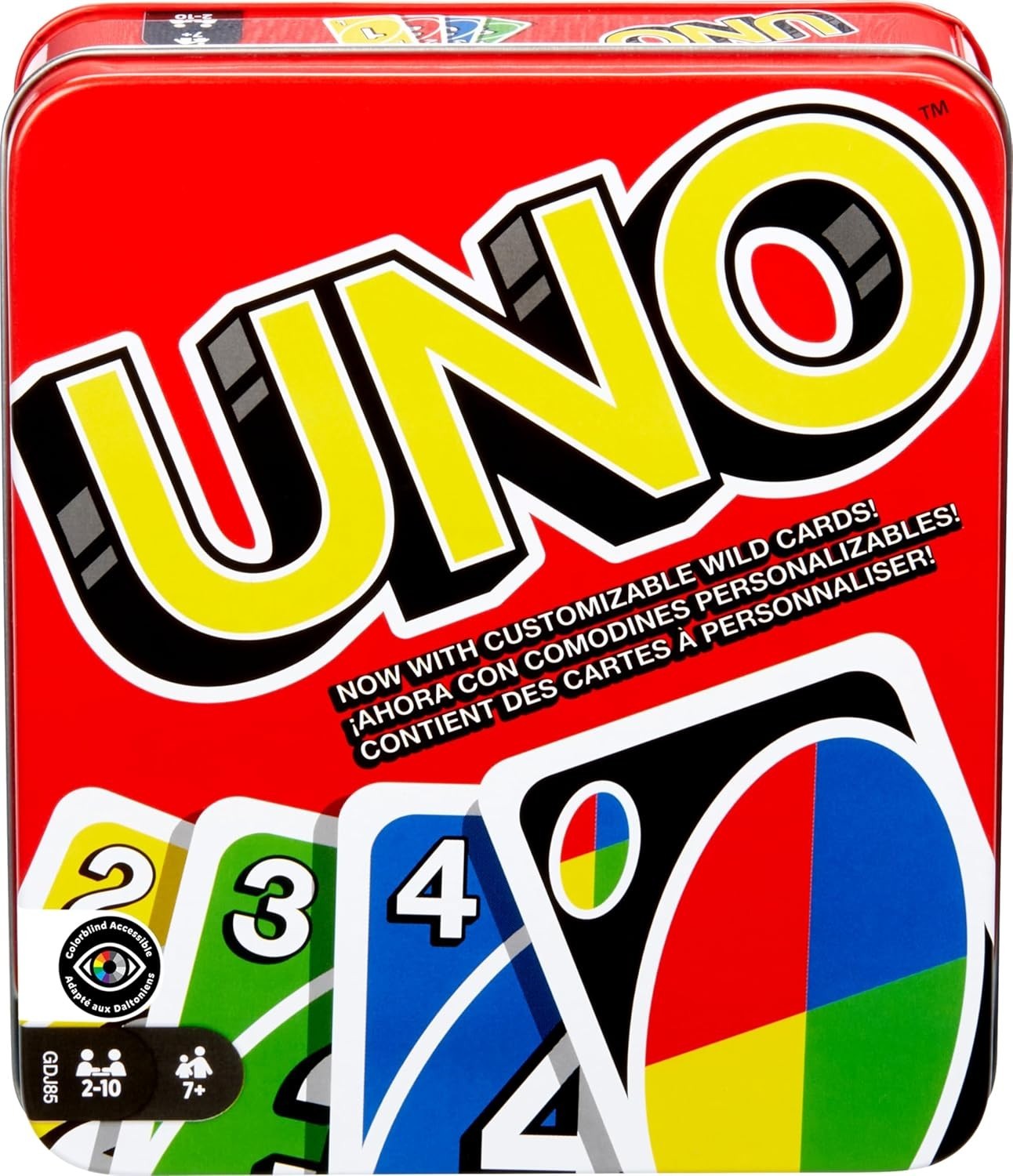Mattel Games UNO Card Game, Ages 7+, 2-10 Players Mattel Games UNO Card Game, Ages 7+, 2-10 Players