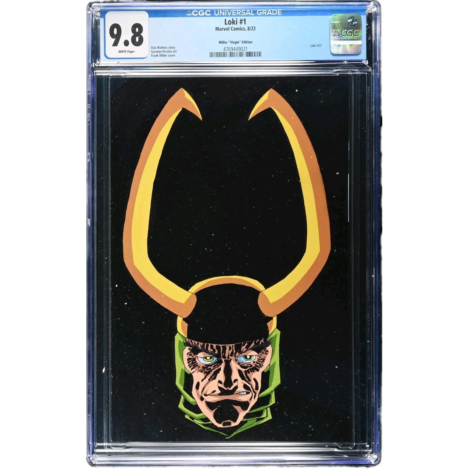Loki #1  Frank Miller Virgin 1:00 Variant CGC 9.8 2023 Marvel Comics
