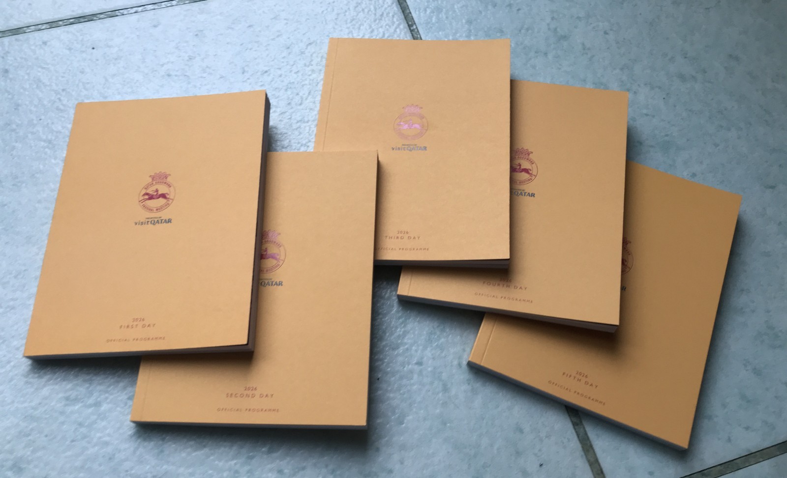 QATAR GLORIOUS GOODWOOD FESTIVAL 2026 RACE CARDS - ALL 5 DAYS - MINT QATAR GLORIOUS GOODWOOD FESTIVAL 2026 RACE CARDS - ALL 5 DAYS - MINT