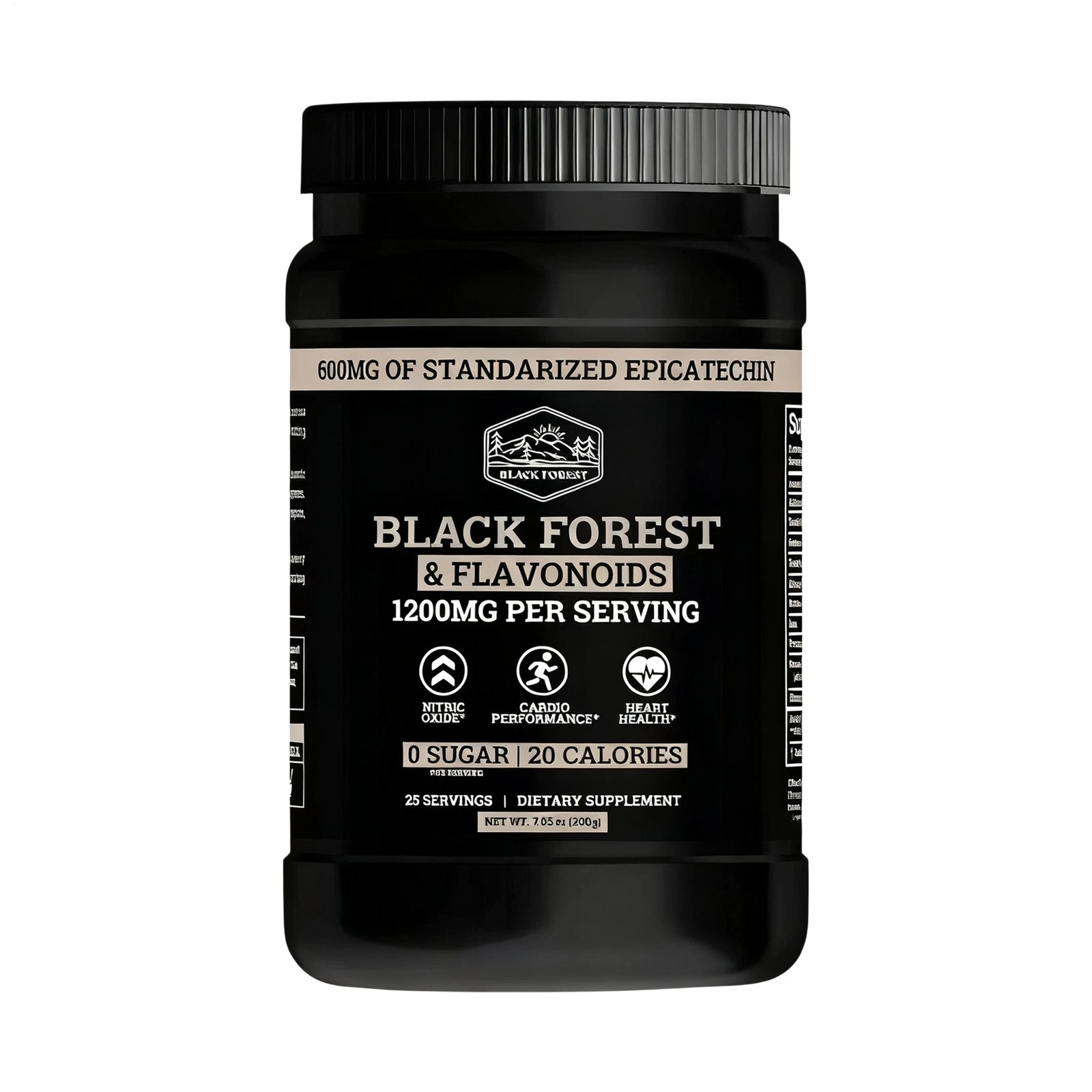 1-3 Black Forest High Flavanol Cocoa Powder and Flavonoids Supplements ~ 1200mg