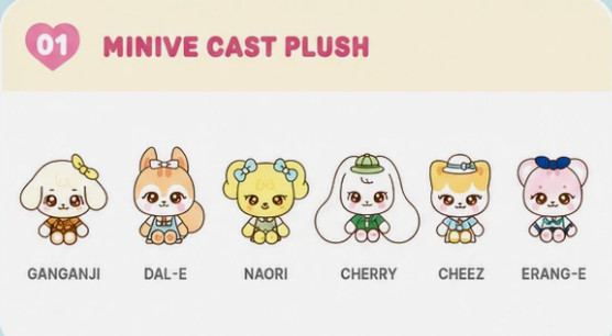[OFFLINE] IVE COLLAB with EVERLAND ForEVER IVE OFFICIAL MERCH LIST MINIVE _