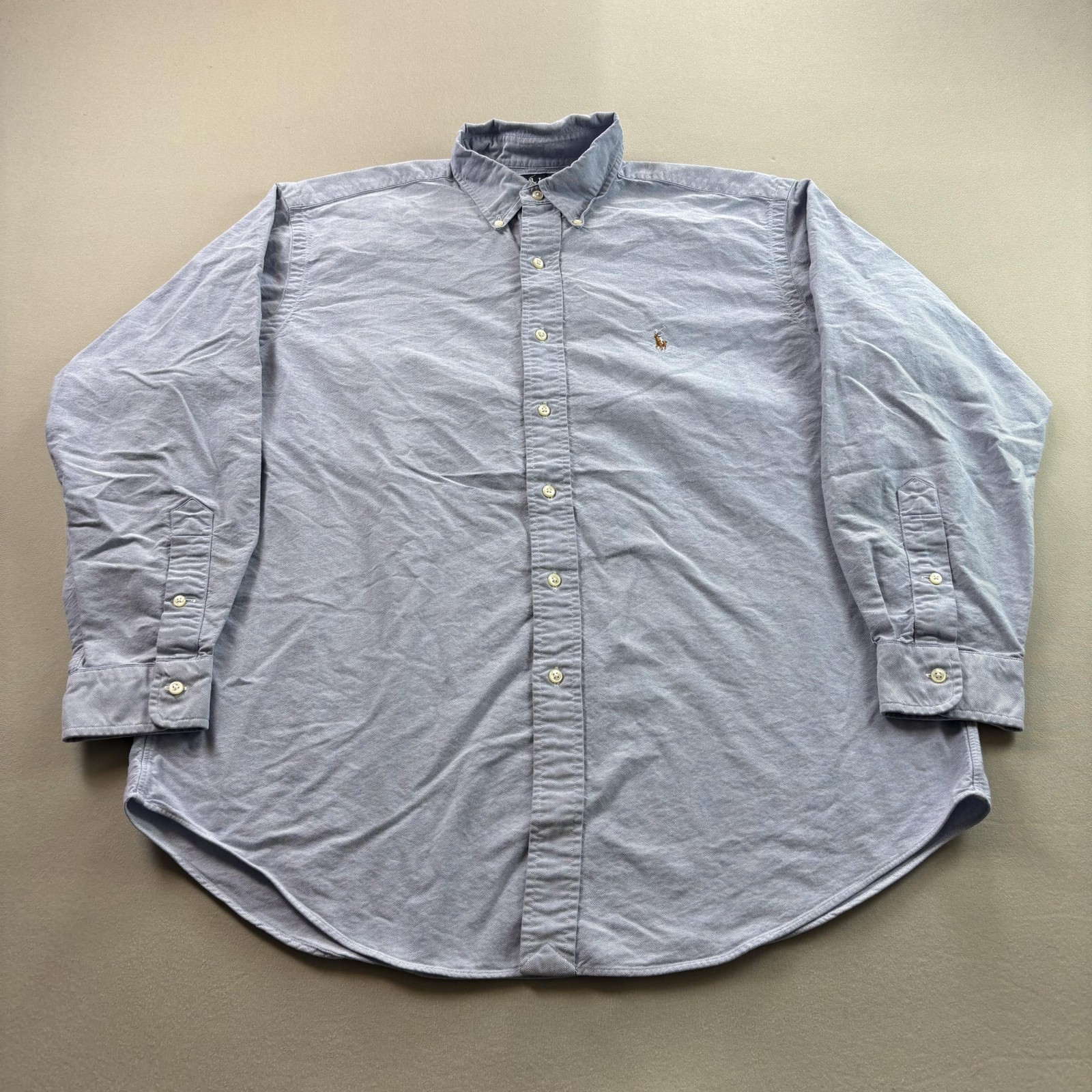 Vintage Ralph Lauren Shirt Yarmouth Oxford Mens 16.5x34 Blue Button Down Pony Vintage Ralph Lauren Shirt Yarmouth Oxford Mens 16.5x34 Blue Button Down Pony