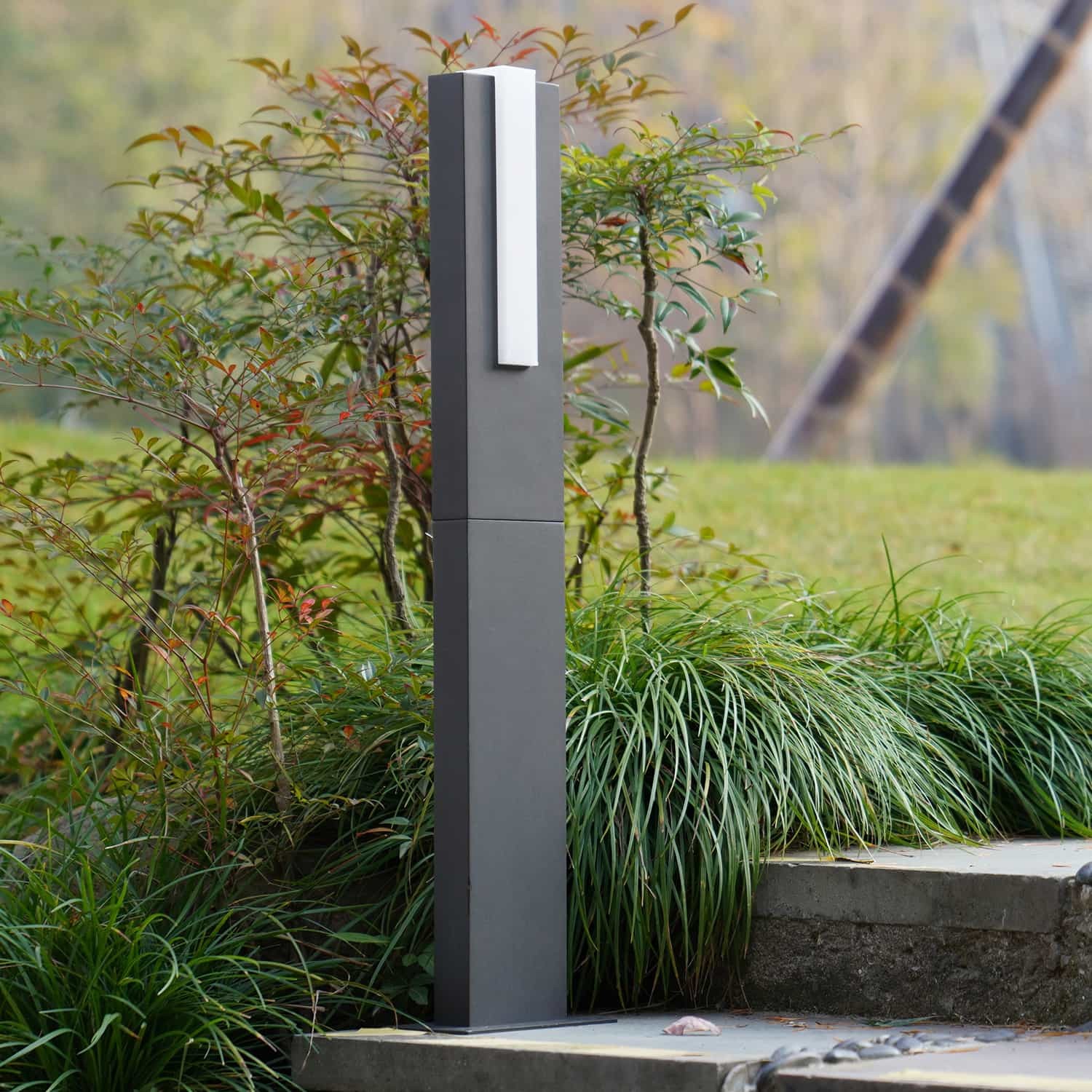 25.6in Pathway Light Outdoor LED Bollard Lamp 120v 8.6w 700lm Landscape Lighting 25.6in Pathway Light Outdoor LED Bollard Lamp 120v 8.6w 700lm Landscape Lighting