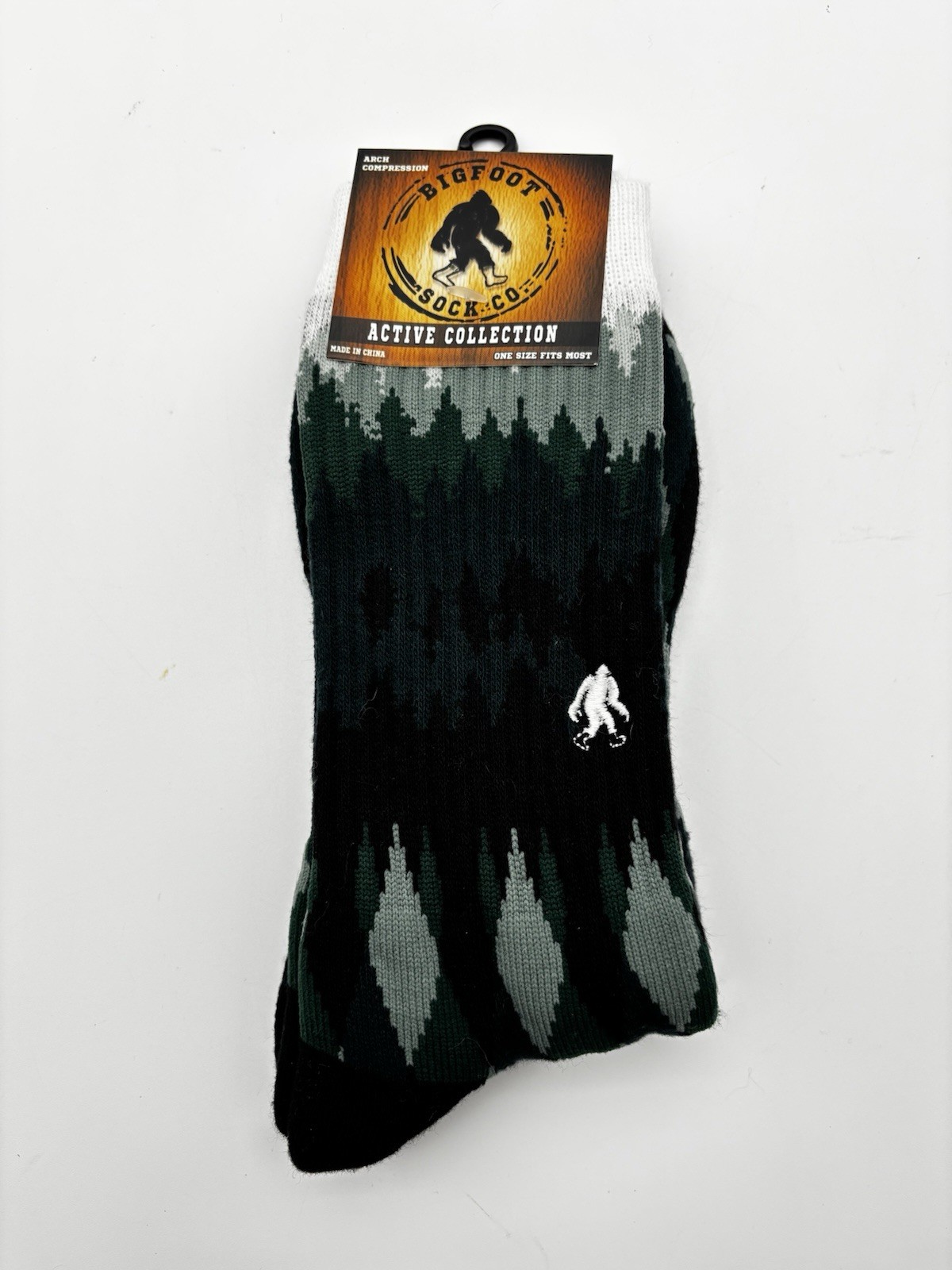 Bigfoot Sock Co. Active Collection Forest  One Size Fits Most NWT