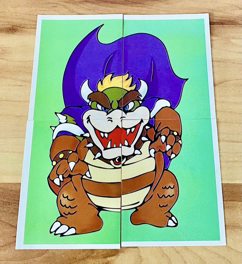 1992 Merlin Nintendo Super Mario Bros. Bowser Rookie Sticker Lot Complete Mint