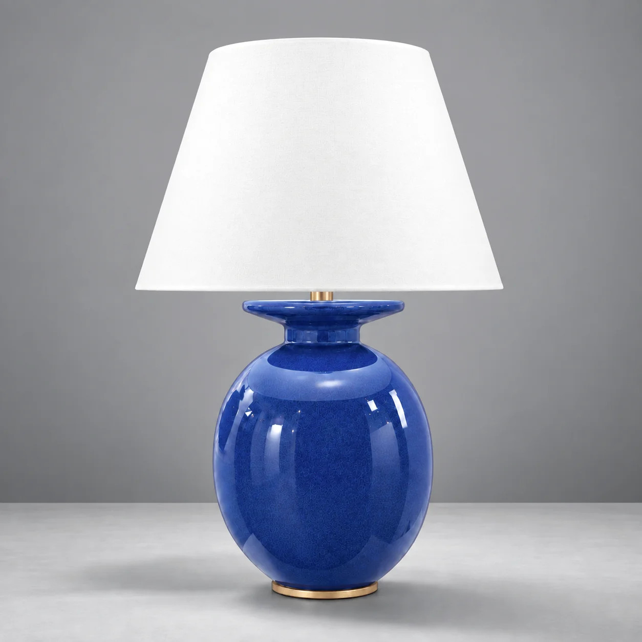 New Christopher Spitzmiller Hans Ceramic Table Lamp in Blue 29 New Christopher Spitzmiller Hans Ceramic Table Lamp in Blue 29