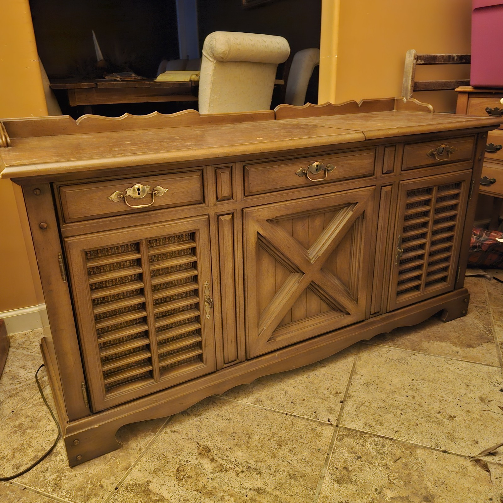 Vintage 1970\'s Zenith Allegro console stereo system 
