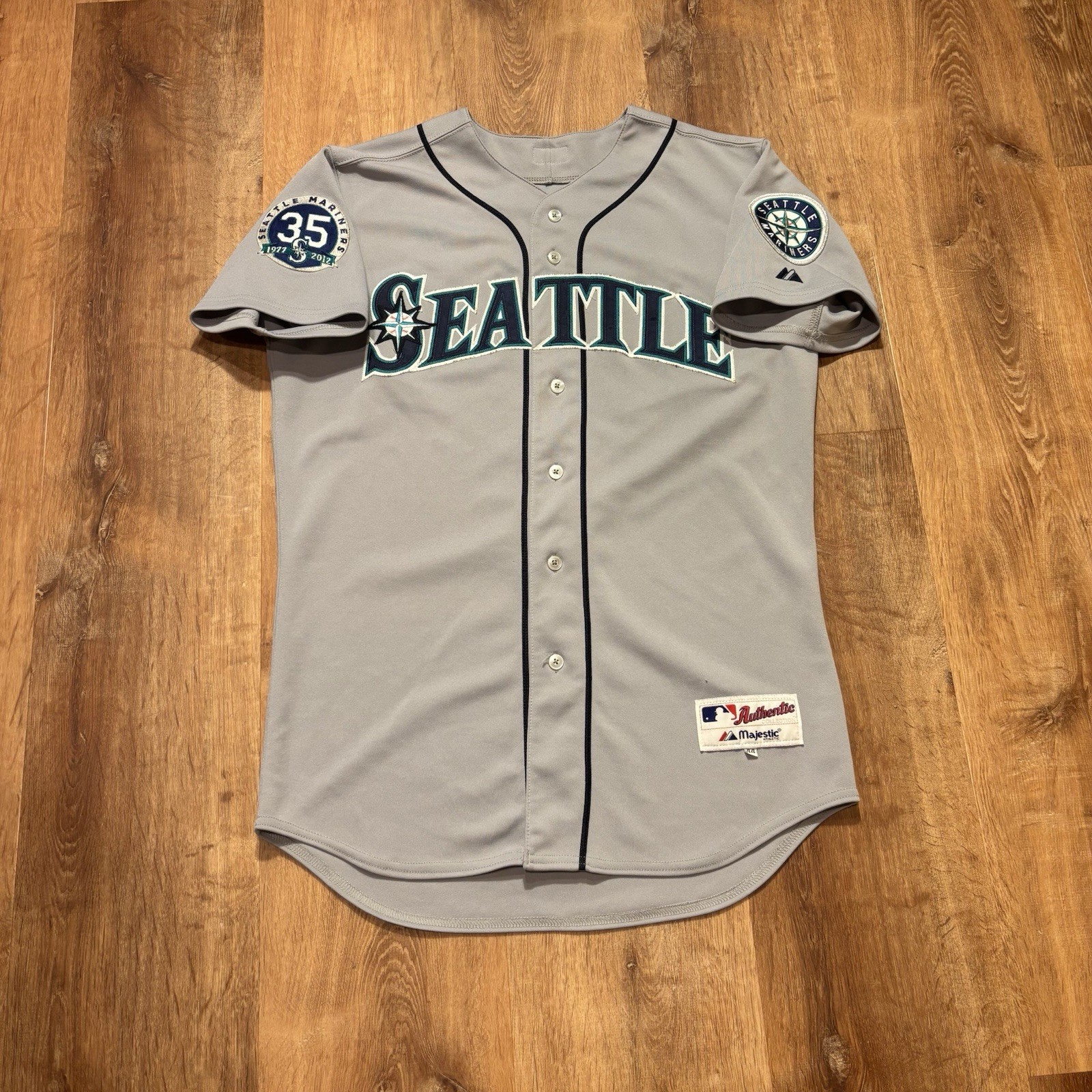 Vintage Majestic Authentic Seattle Mariners Marco Gonzalez Jersey Mens 44 MLB Vintage Majestic Authentic Seattle Mariners Marco Gonzalez Jersey Mens 44 MLB