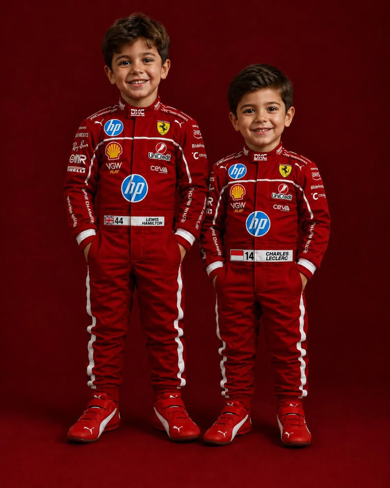 Kids Go Kart Racing Suit Level 2 CIK FIA F1 Style Go Kart suit with free gloves