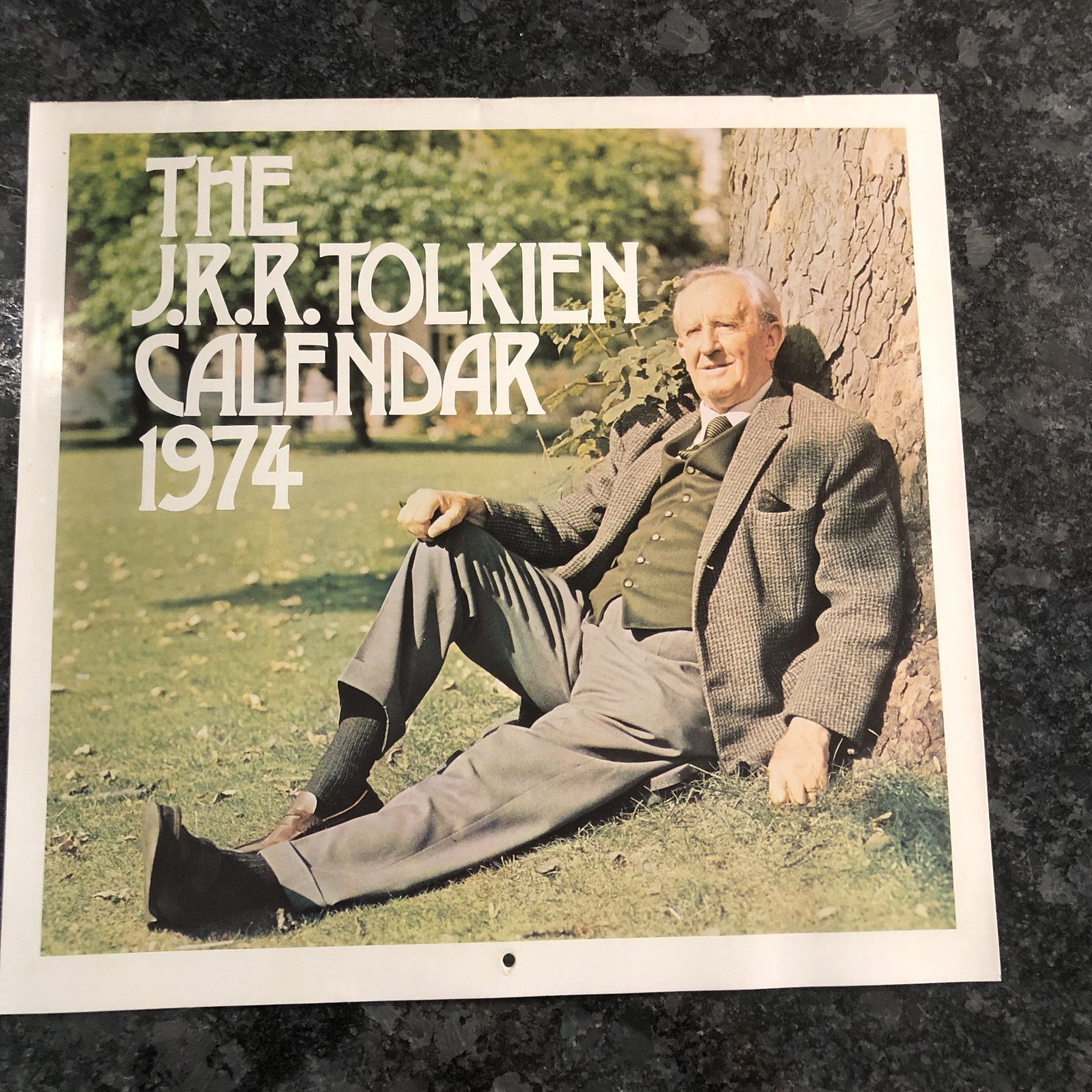 RARE Vintage 1974 Tolkien Calendar in Pristine Condition RARE Vintage 1974 Tolkien Calendar in Pristine Condition