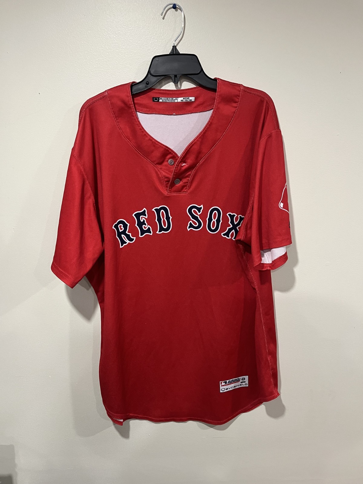#27 Game Used Worn Signed 2025 Salem Red Sox Red Jersey