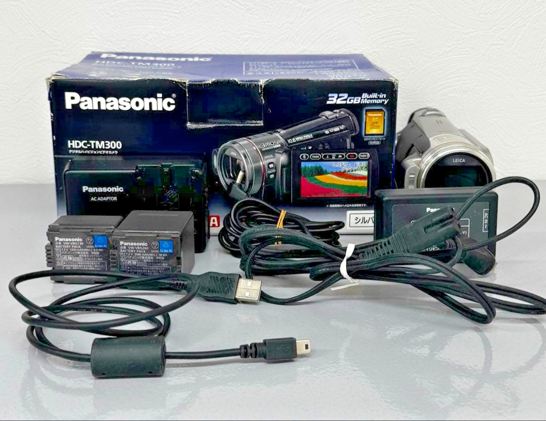 Panasonic HDC-TM300 Full HD Camcorder 3MOS 32GB Digital Video Camera Leica 12x