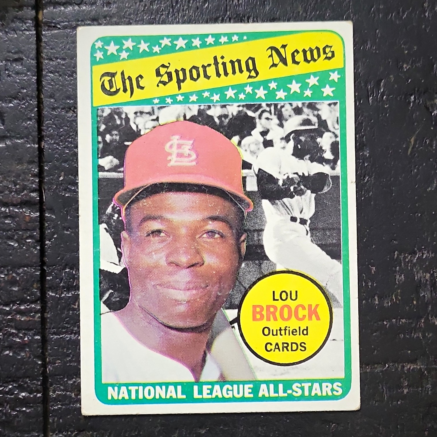 Topps 1969 Topps #428 Lou Brock - Sporting News - Cardinals 🔥🔥🔥 Topps 1969 Topps #428 Lou Brock - Sporting News - Cardinals 🔥🔥🔥