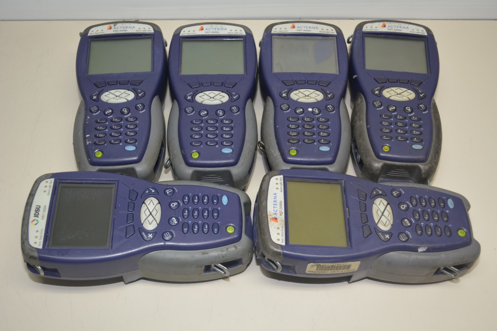 Lot 6x Acterna / JDSU Test Meters HST-3000C (Parts Units) #W2498